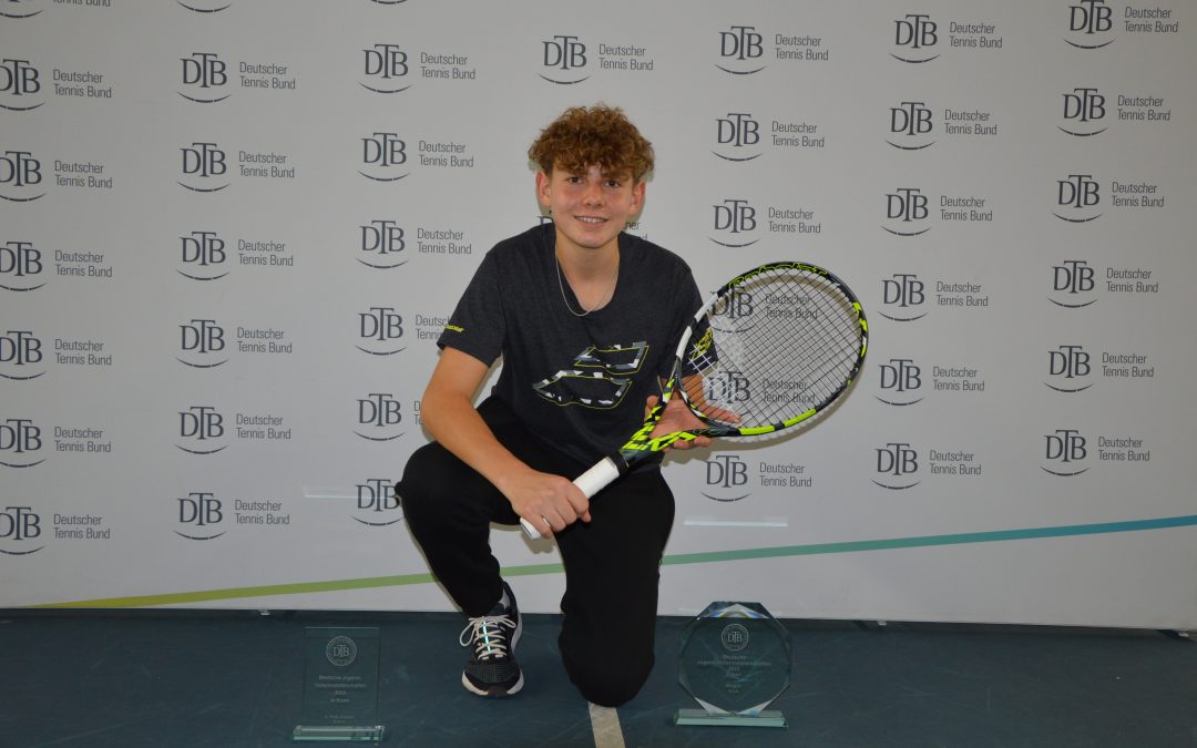 Vincent Reisach ist Deutscher Tennismeister U14